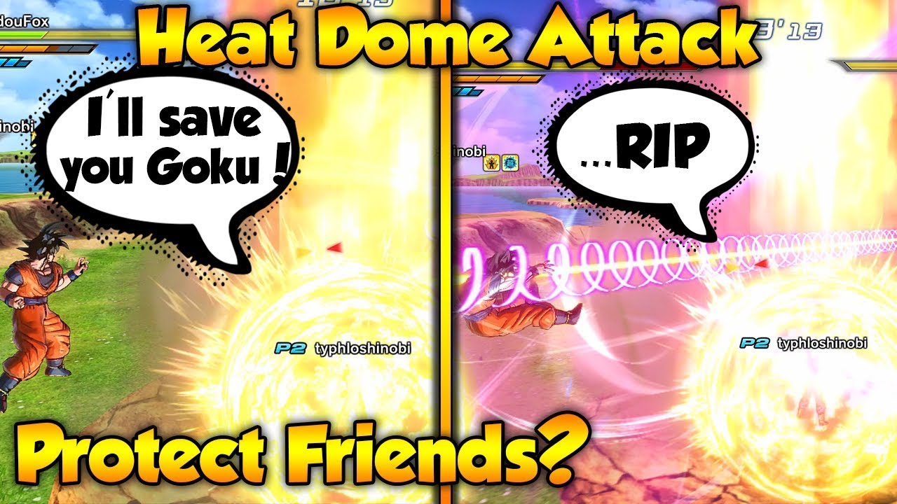 Heat Dome Attack save friends from Ultimates?! Dragon Ball Xenoverse