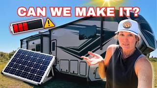 Boondocking Challenge Can Our Solar Setup Last