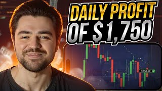 🔥 I Tried Day Trading And Earned Quick $1.750 | Day Trading Profit | Day Trading Live
