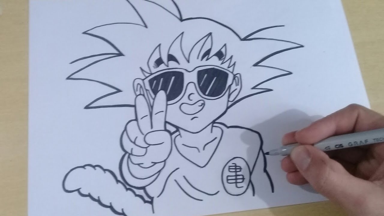 Desenho do goku criança  Dragon Ball Oficial™ Amino