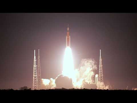 Artemis-1 Launch Cinematic 4K (NASA&;s SLS Rocket)