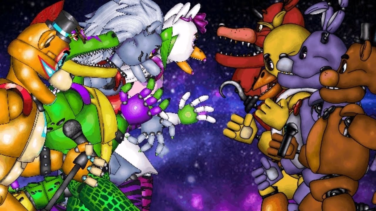 (Dc2/FNaF) Glamrock VS Freddy's