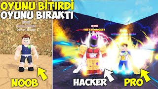 Türk Taki̇pçi̇m Oyunu Bi̇ti̇rdi̇ Saatlerce Kastim Strongest Punch Simulator Roblox Türkçe