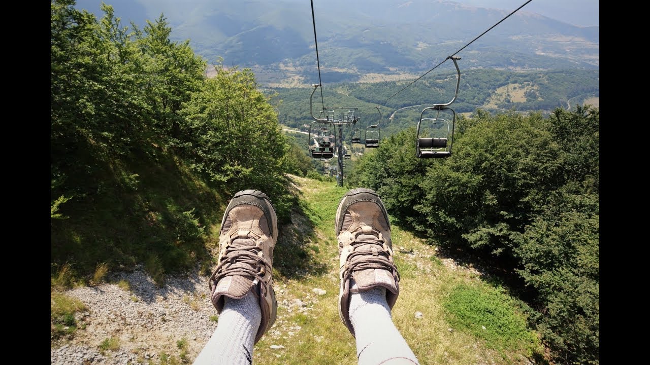 Sulla seggiovia a Campo di Giove