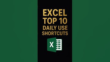 Excel shortcuts for daily use | #microsoftoffice #excelforbeginnersexcel