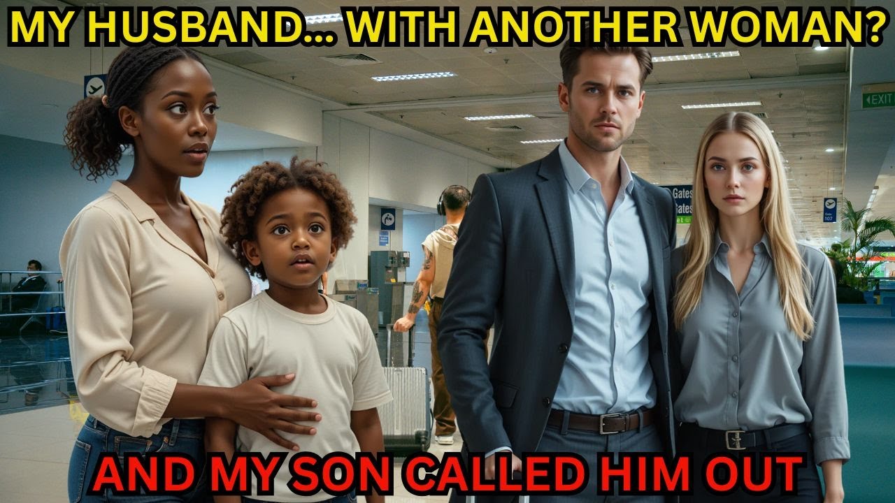AT THE AIRPORT, MY SON AND I RAN INTO MY MILLIONAIRE HUSBAND AND HIS MISTRESS — WHAT MY BOY SAID BRO