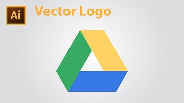 How to Draw Google Drive Logo Using Grid - Adobe Illustrator