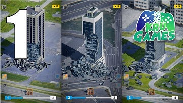 Demolish! Gameplay Walkthrough #1 (Android, IOS)