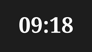 9 Minutes 18 Seconds Timer Wealth
