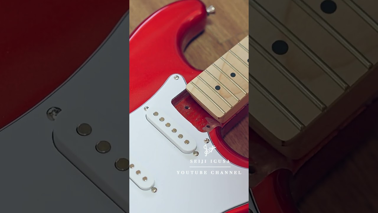 Я поставил гриф от Telecaster на Stratocaster.