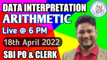 target sbi po & clerk | data interpretation/arithmetic problem solving approach by Deepak Sir |
