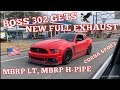 2013 Mustang BOSS 302 New FULL EXHAUST! MBRP Long Tube Headers + H-Pipe, LTH OverAxle Pipes & Corsa