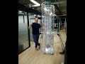 Gravity power generator based on fluid-air displacement SAMPLE TEST 2