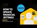 How to work update Financial settings | Xero Associate Certification Course