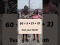 test your mind// mathematics question with girl// #bodmas #maths #mathpuzzle #mathematics