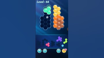 Block Hexa Puzzle Rainbow B Level 66 Walkthrough