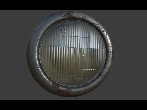 LoodDev  -  Headlight Texturing ( Substance Painter )