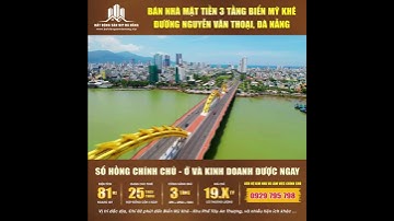 BÁN NHÀ MẶT TIỀN 3 TẦNG ĐƯỜNG NGUYỄN VĂN THOẠI – BIỂN MỸ KHÊ ĐÀ NẴNG