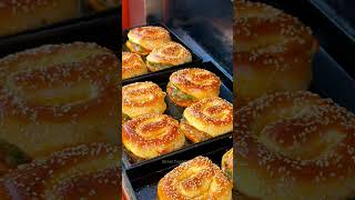 POV The freshly baked pork sesame flatbread smells so good! #streetfood #food