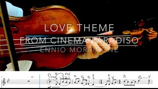 Love Theme From Cinema Paradiso By Ennio Morricone with Score
