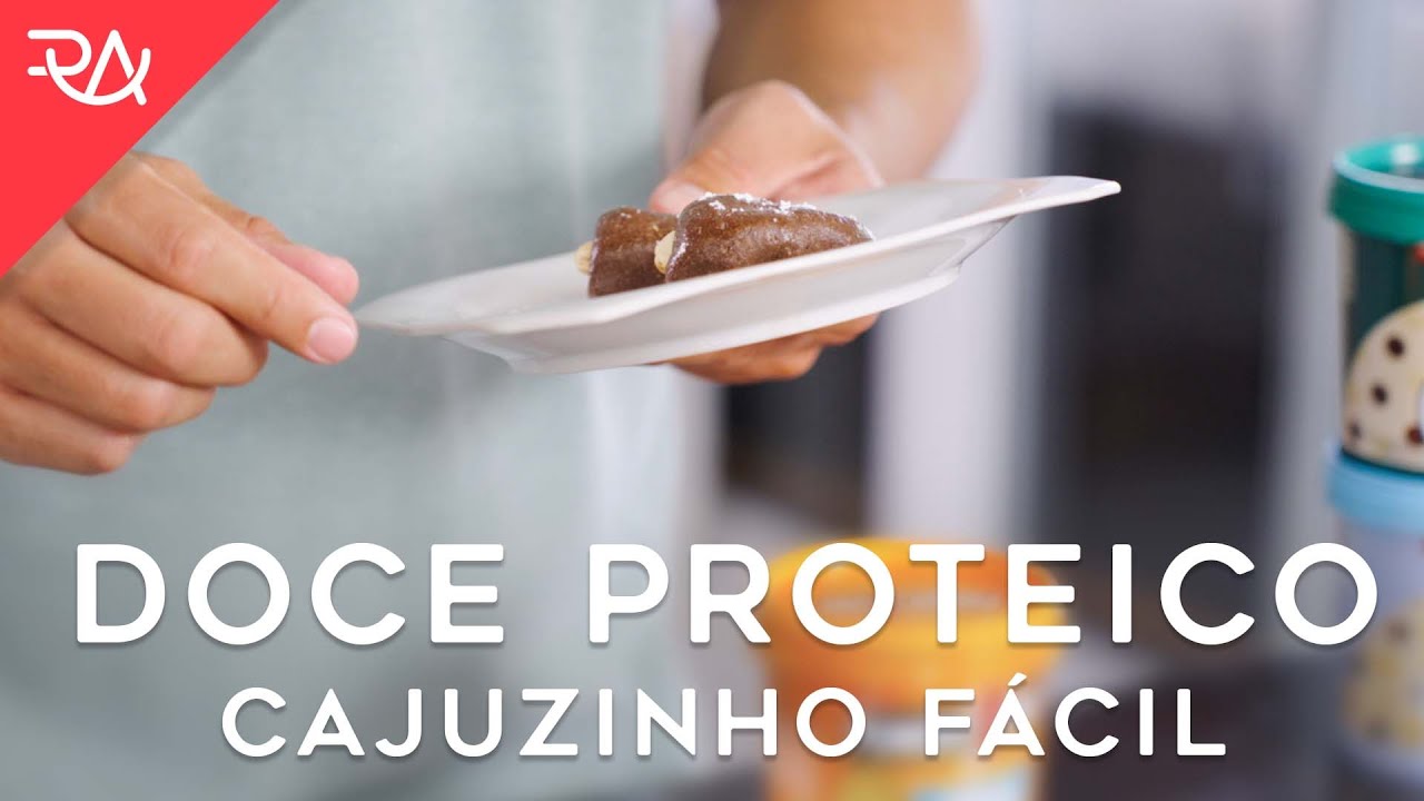DOCE Proteico - Cajuzinho SUPER FÁCIL com Pasta de Amendoim - Rafael Aismoto