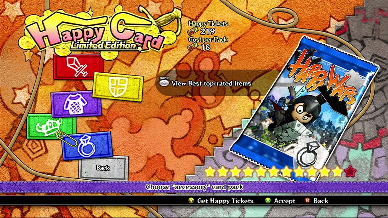 happy cards opening #1  happy wars limited edition