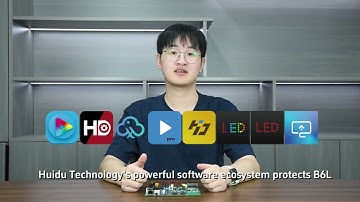 HDPlayer sotware LED Poster controller B6L support HDMI splicing and ledartapp