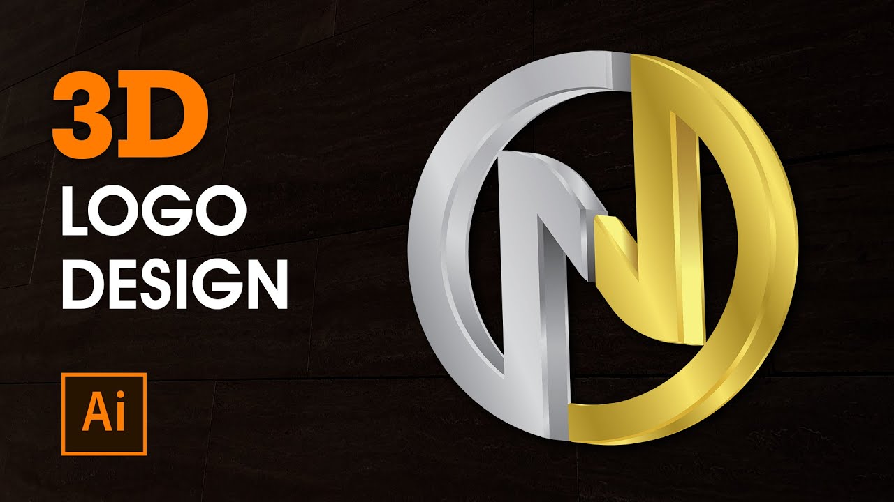 3d Logo Design In Adobe Illustrator How To 3d Logo Design In