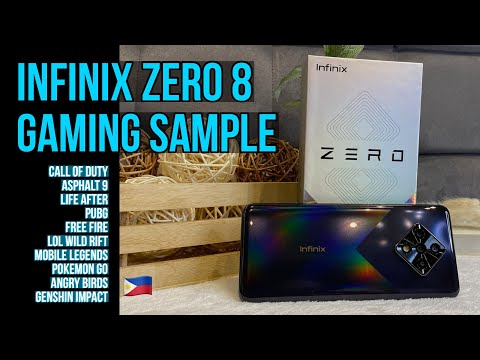 Infinix Zero 8 Gaming Sample - COD, PUBG, ML, LOL, Genshin Impact and more