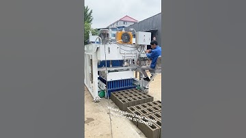 Mobile cement brick laying machine movabel hydraulic 5inch 6inch hollow block machine Ghana