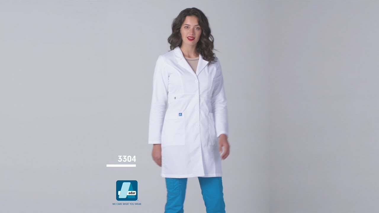 3304 WOMEN’S 36” TAB-WAIST  LAB COAT