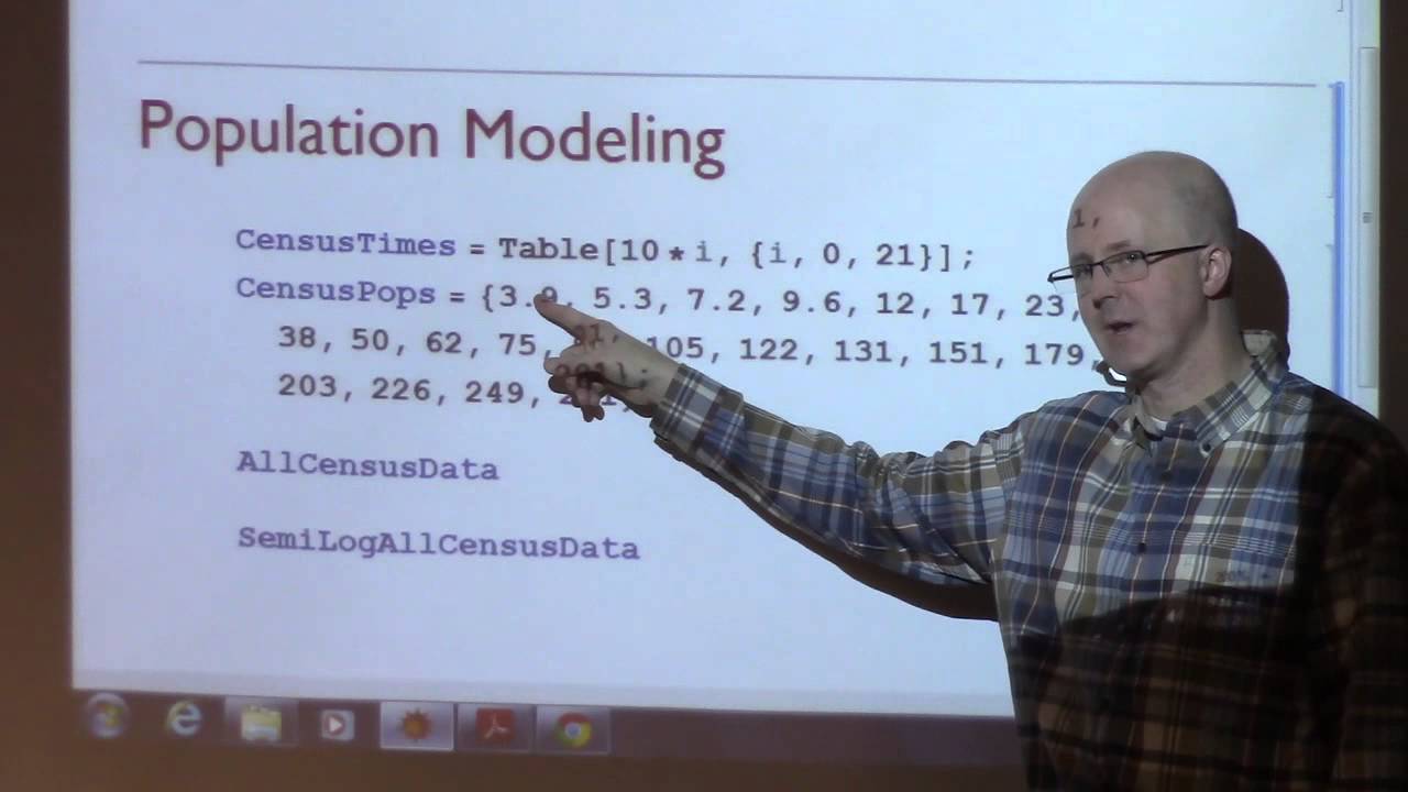 Pupp Model In Math Examples Differential Equations Course, Lecture #1, Mathematica & Population ...