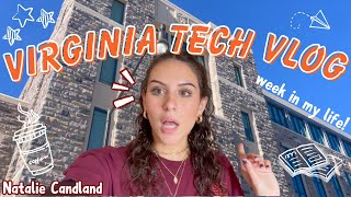 Virginia Tech student week in my life vlog ☆