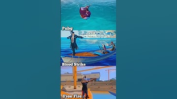 Blood strike vs pubg vs free fire aura farming 💀 #bloodstrike #pubg #freefire #bloodstrikemobile