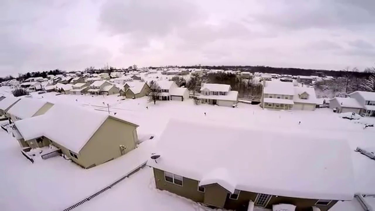 Elizabethtown Ky 3/3/15 22" of snow!!! YouTube