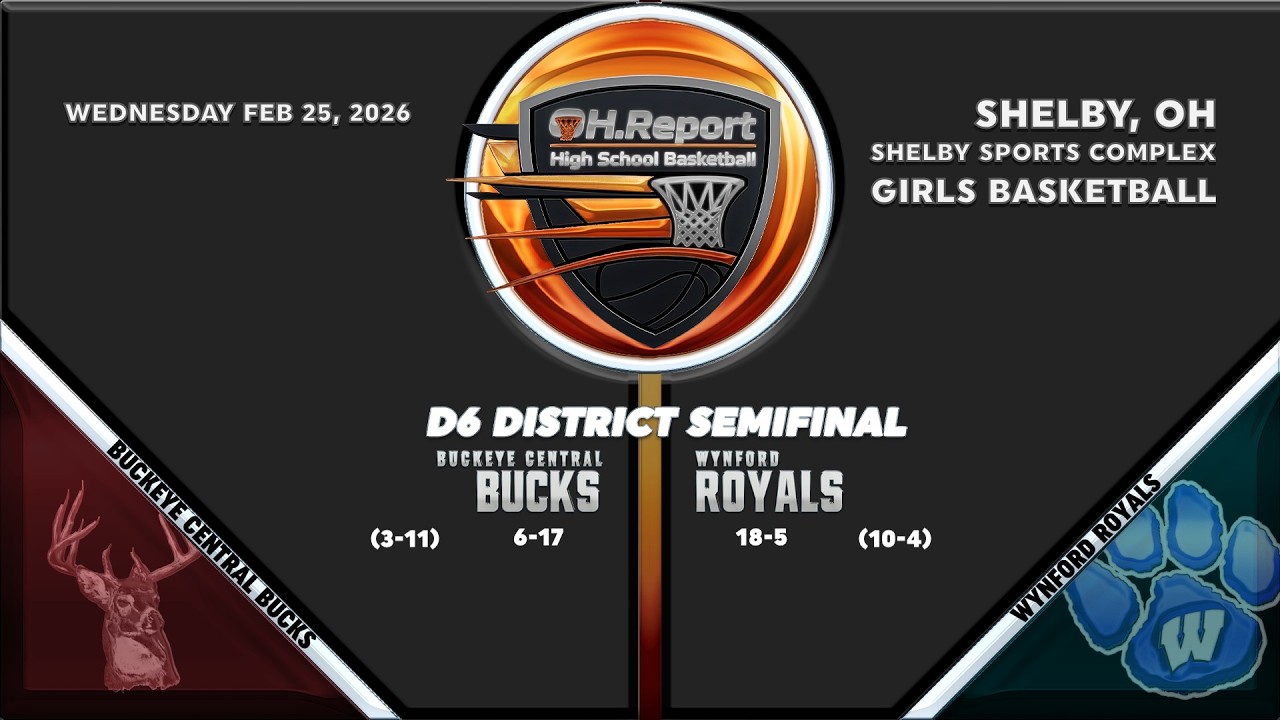 #5 Buckeye Central (6-17) vs #2 Wynford (18-5) - D6 Girls Basketball District Semifinal