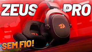 O MELHOR HEADSET SEM FIO QUE VOCÊ PODE COMPRAR!! - REDRAGON ZEUS PRO WIRELESS