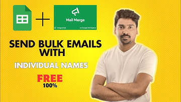 Send Personalized BULK Emails in Gmail (for FREE)! | Mail Merge Gmail Tutorial