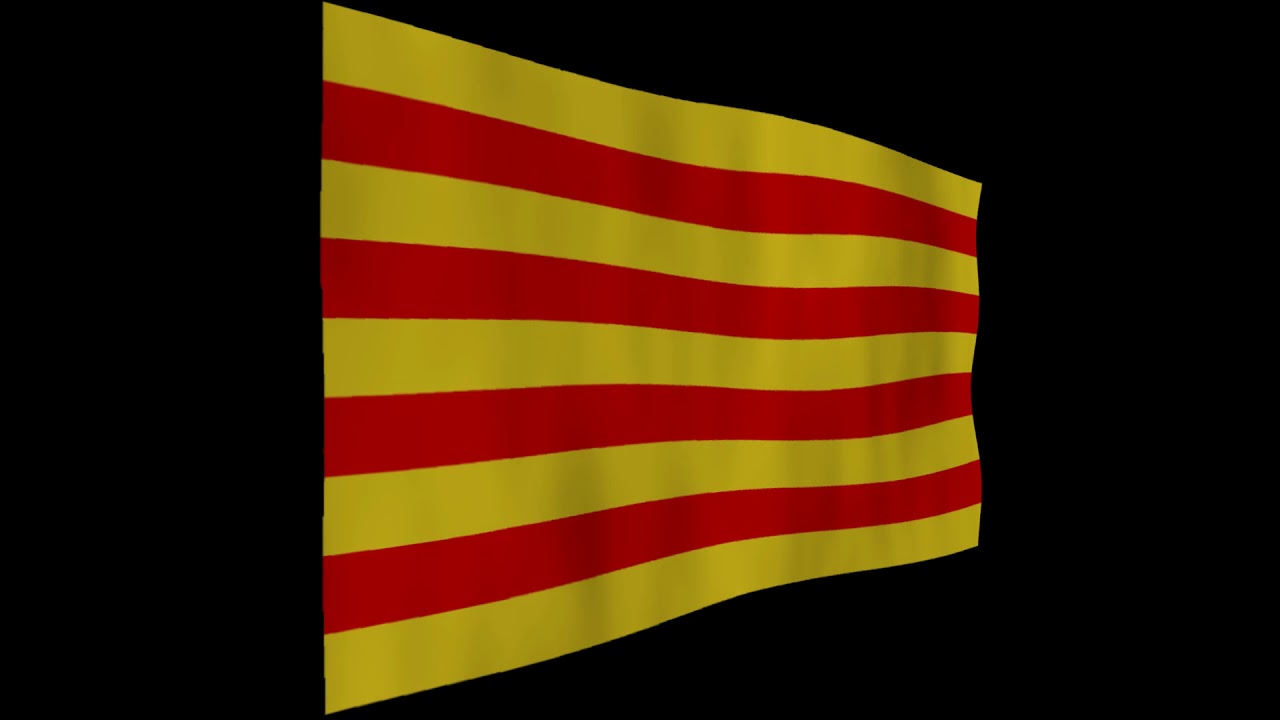 カタルーニャの旗 意味やイラストのフリー素材など 世界の国旗 世界の国旗