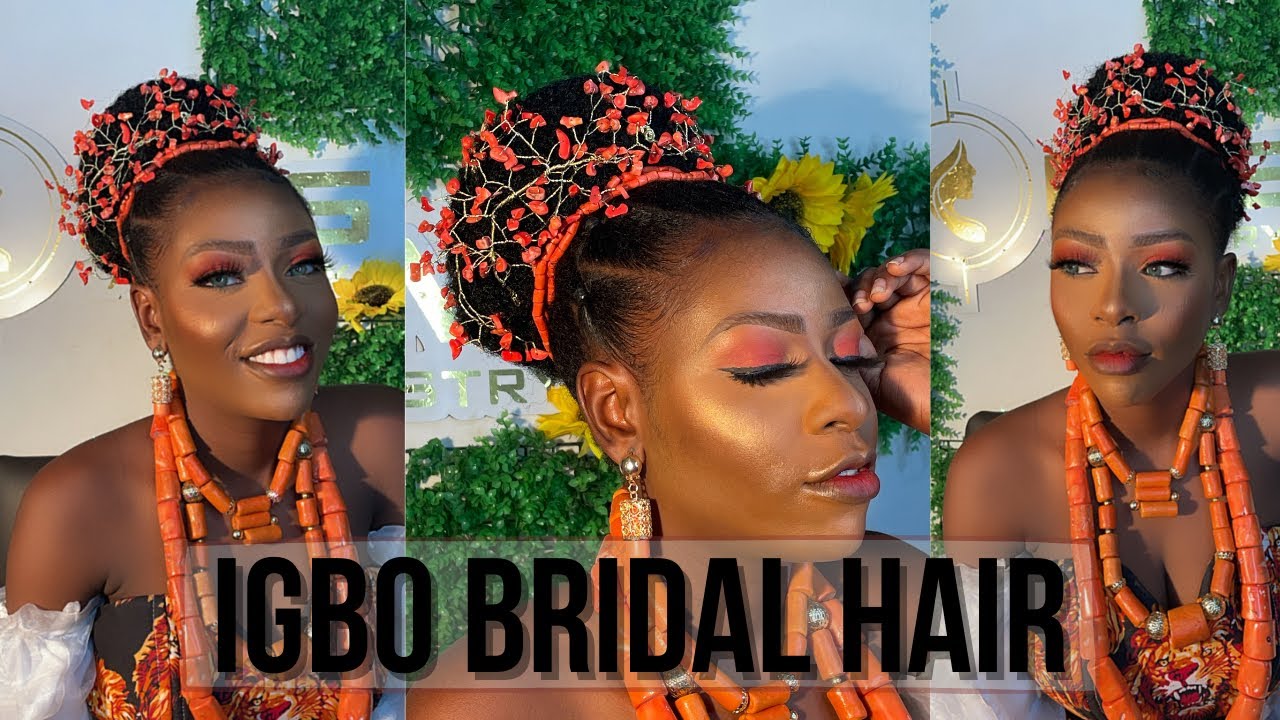 MY NIGERIAN TRADITIONAL MARRIAGE HAIRSTYLE #nigerianwedding #bridalhai... |  TikTok