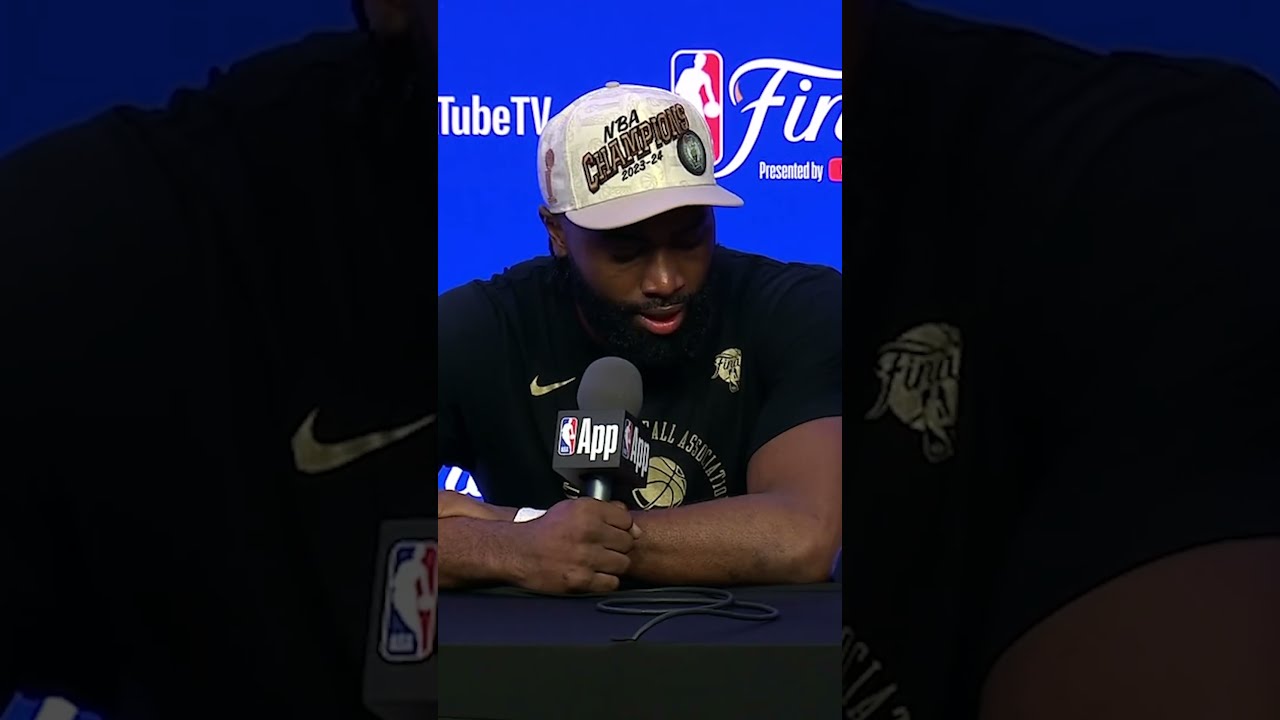 Jaylen Brown Knows His Late Grandmother Would Be Proud Of Him Shorts