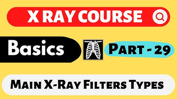 Main Types of X Ray Filters | Part - 29 | X Ray Course | Doctor Inside Academy
