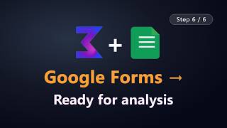 How to prepare Google Forms for analysis in Google Sheets, no SPSS