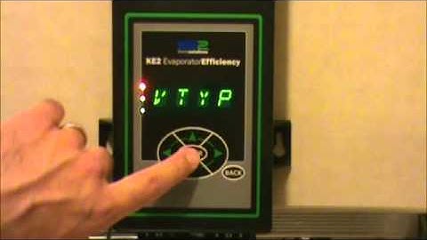 KE2 Evap - Quick Start with a TEV - Versions Prior to Scrolling Text - Video 007