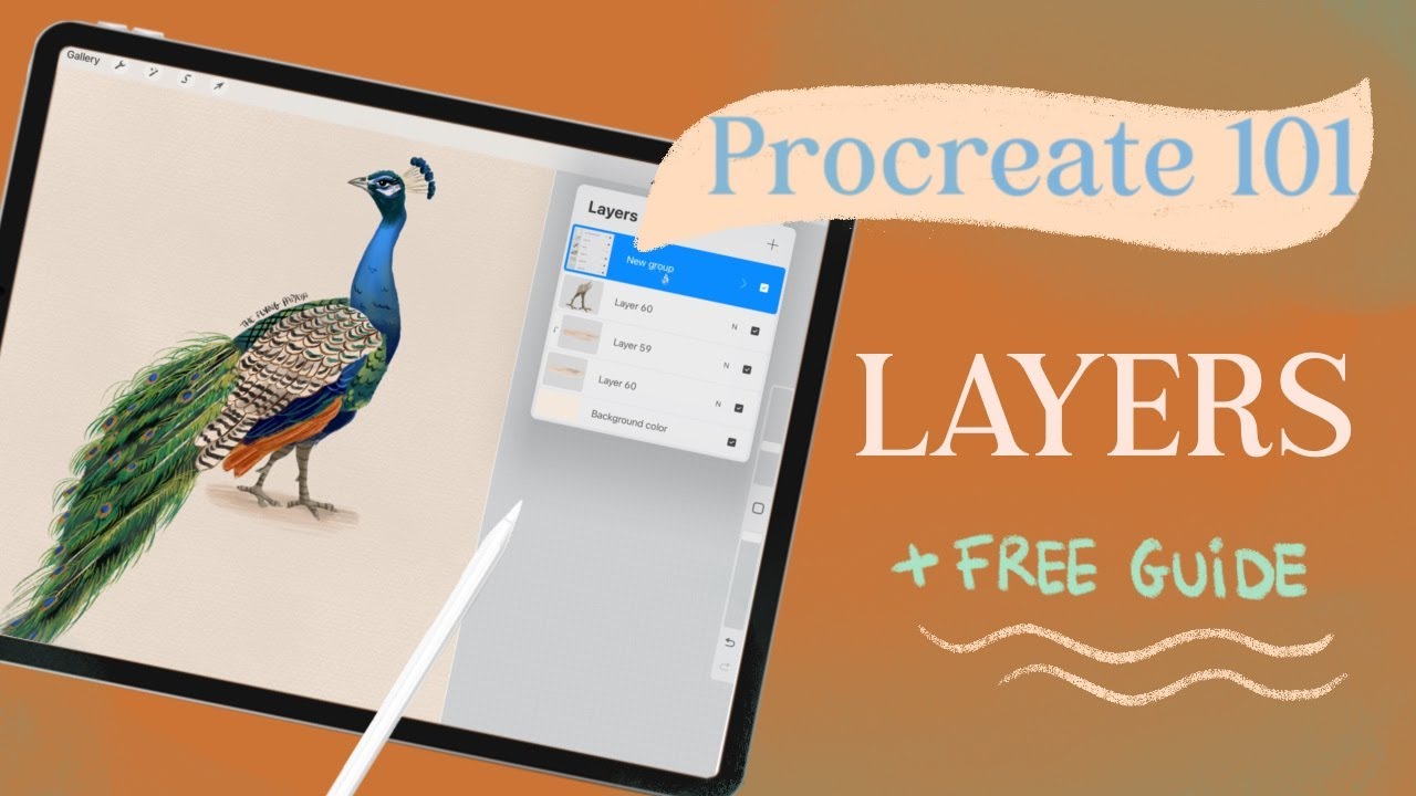 Procreate for beginners: how to work with layers (part 3) + free guide ...