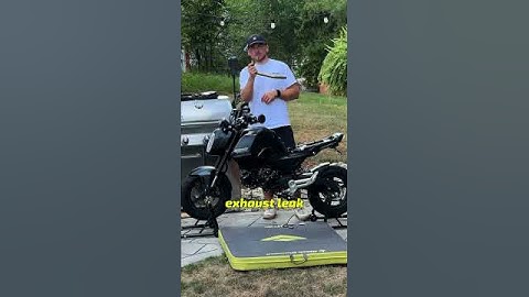 2025 HONDA GROM FIX - Reset the ECU, Clearing the CEL, and fixing an exhaust leak 🏍️💨