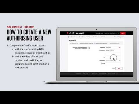 How to create a new authorising user