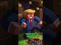 Donald Trump’s Minecraft Wall EXPLODES?! 💥🟧 #minecraft #minecraftshorts #trump #shorts #shortvideo
