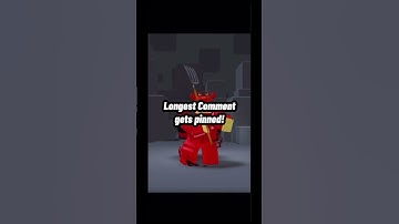 Longest Comment Gets Pinned! #roblox #shorts