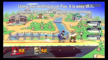 Roy Tidbit - Consistent Frame Cancelled Nair (Smash 4)